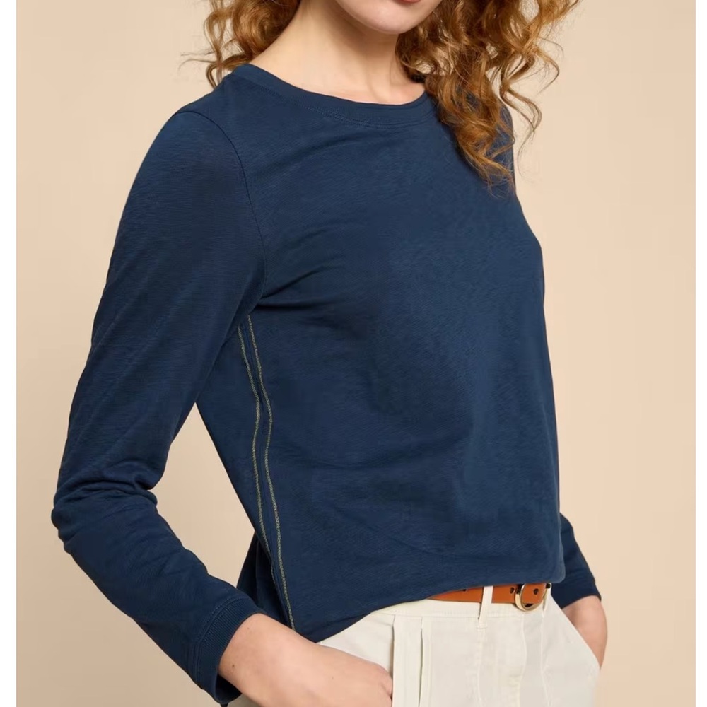 White Stuff Clara Long Sleeve Tee, 10